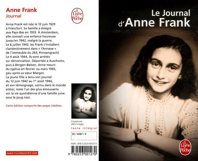  Le journal d'Anne Frank