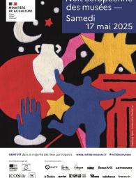 AFFICHE DE LA NUIT DES MUSÉES - VISITE THEATRALISÉE